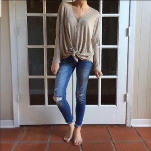 Dolman Button Down
